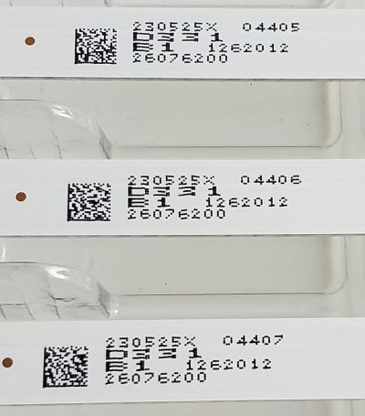 KIT DE LED'S ((NUEVOS)) PARA TV HISENSE / TOSHIBA ((4 PIEZAS)) / NUMERO DE PARTE CRH-BXBT50Y13030080409FREV1.1 / BD500Y1U-LB51L2 / 2021021901 / SVH500AH2 / 1262012 / 26131500 / PANEL HD500Y1U51-T0L2/MX\GM\CKD3A\ROH / MODELOS 50A6G / 50C350KU - Imagen 3