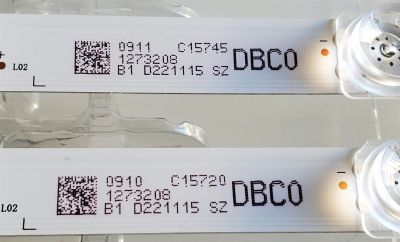 KIT DE LED'S ((NUEVOS)) PARA TV HISENSE ((2 PIEZAS)) / NUMERO DE PARTE JL.D425B1330-003DS-M_V01 / JHD425X1F52-T0 / 2020110301 / 1273208 / D221115 / PANEL JHD425X1F52-T0L1K1\S0\GM\ROH / MODELOS 43V35KU / 43H4030F3 - Imagen 3