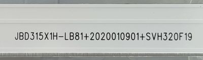 KIT DE LED'S (( NUEVOS )) PARA TV HISENSE (( 2 PZ )) NUMERO DE PARTE CRH-BX32X1H30300502019REV1.1 / JBD315X1H-LB81+2020010901+SVH320F19 / PANEL JHD315X1H61-TXL1 / MODELO 32H4030F3 / 32H5500G / 32H5510G / 32V35KU - Imagen 2