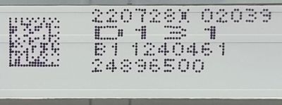 KIT DE LED'S (( NUEVOS )) PARA TV HISENSE (( 2 PZ )) NUMERO DE PARTE CRH-BX32X1H30300502019REV1.1 / JBD315X1H-LB81+2020010901+SVH320F19 / PANEL JHD315X1H61-TXL1 / MODELO 32H4030F3 / 32H5500G / 32H5510G / 32V35KU - Imagen 3