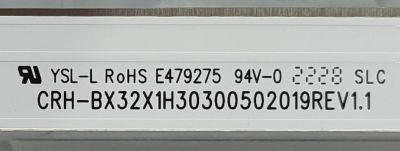 KIT DE LED'S (( NUEVOS )) PARA TV HISENSE (( 2 PZ )) NUMERO DE PARTE CRH-BX32X1H30300502019REV1.1 / JBD315X1H-LB81+2020010901+SVH320F19 / PANEL JHD315X1H61-TXL1 / MODELO 32H4030F3 / 32H5500G / 32H5510G / 32V35KU - Imagen 4