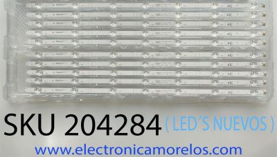 KIT DE LED'S (( NUEVOS )) PARA TV HISENSE (( 10 PZ )) NUMERO DE PARTE SVH650AW2+ZDJG / ZD_SSC_D650_10X7_023_TDE30_V1.00_20221111 / HD650Y1U72-T0LG+2022111101+SVH650AW2+ZDJG / 1307225S00 / HE23040405465S Z / MODELO 65A65K