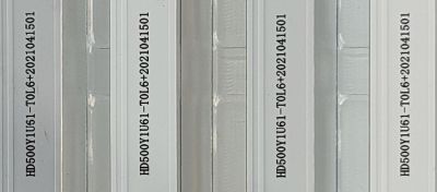 KIT DE LED´S (( NUEVOS )) PARA TV HISENSE (( 4 PZ )) NUMERO DE PARTE JL.D50081330-003CS-M_V02 / HD500Y1U61-T0L6+2021041501 / 1258745 / HE211225 / 04348J / PANEL HD500Y1U61-T0L6\GM\CKD3A\ROH / MODELO 50R7G5 / 100012585 - Imagen 4