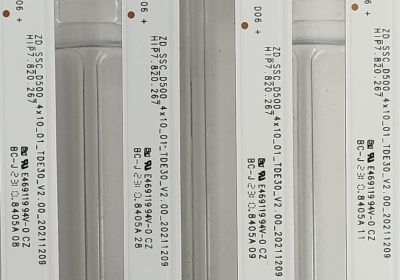 KIT DE LED'S ((NUEVOS)) PARA TV HISENSE ((4 PIEZAS)) / NUMERO DE PARTE SVH500AK9 / HD500Y1U52-T0LB / ZD_SSC_D500_4X10_01_TDE30_V2.00_20211209 / HD500Y1U52-T0LB+2021120902+SVH500AK9+ZDJG / 1275211500 / HE230324 / 102165 Z / MODELO 50C350LU - Imagen 3