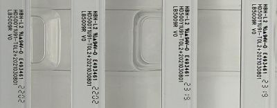 KIT DE LED´S (( NUEVOS )) PARA TV HISENSE (( 4 PZ )) NUMERO DE PARTE LB5009R V.0 / HD500Y1U91-T0L2+2021030801 / 1253610 / HE50D62 11200 / PANEL HD500Y1U91-T0L2\GM\CKD3A\ROH / MODELOS 50R6G / 50R6E4 / 50A6H / 50A6GV - Imagen 2