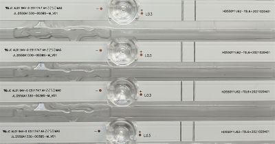 KIT DE LEDS NUEVOS PARA TV HISENSE ORIGINAL 4 PIEZAS / NUMERO DE PARTE JL.D550A1330-003BS-M_V01 / 2021020401 / HD550Y1U62-T0L6 / 1258694 / MODELOS 55R6G / 55A6G / 55R6095G5 / 55R6070G / 55E7HQ / 55A6H / 55A65H / 55R7G5 / 55C350KU / 55C350LU - Imagen 3
