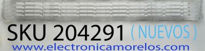 KIT DE LEDS NUEVOS PARA TV HISENSE ORIGINAL 4 PIEZAS / NUMERO DE PARTE JL.D550A1330-003BS-M_V01 / 2021020401 / HD550Y1U62-T0L6 / 1258694 / MODELOS 55R6G / 55A6G / 55R6095G5 / 55R6070G / 55E7HQ / 55A6H / 55A65H / 55R7G5 / 55C350KU / 55C350LU