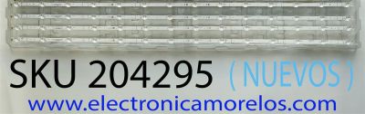 KIT DE LED´S (( NUEVOS )) PARA TV HISENSE (( 4 PZ )) NUMERO DE PARTE HXLB21031 / HD580X1U91+2021031801+APT-HXLB21031 / 220220A 06899 B1 1219155 / PANEL HD500Y1U51-T0L2\S0\GM\MCKD3AA\ROH / MODELOS 50A6G / 50A6GX3 / 50A6GX / 50C350KU
