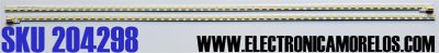 KIT DE LED'S PARA TV SONY ((2 PIEZAS)) / NUMERO DE PARTE 2012SLS55 / SLED 2012SLS55 7030 58 L REV1.1 / SLED 2012SLS55 7030 58 R REV1.1 / LJ64-03374A / PANEL LTY550HJ04-A01 / MODELO KDL-55EX640