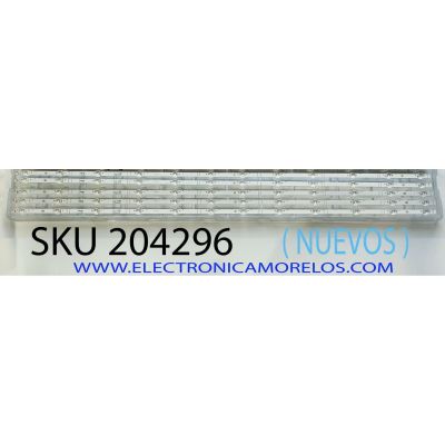 KIT DE LED´S (( NUEVOS )) PARA TV HISENSE (( 5 PZ )) NUMERO DE PARTE LB60018 V0 / HD600Y1U41-L1+2020092901 / 1251061 HE60821 24444 7B26 B1 / MODELO 60A6G