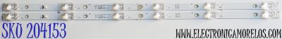 KIT DE LED'S PARA TV WINIA ((2 PIEZAS)) / NUMERO DE PARTE JL-010-D32030601-02S V1 / AE03032N060211 / Y170L05H / J211121S232856 / DISPLAY PT320AT02-2 / MODELO L32B9000QN