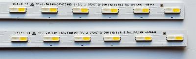 KIT DE LED'S PARA TV SAMSUNG 2 PIEZAS ORIGINALES / NUMERO DE PARTE BN96-50382A / L1_Q7060T_E0_DUM_S42(1)_R1.3_TC9_100_LM41-00844A / L1_Q7060T_E0_DUM_S42(1)_R1.2_TAU_100_LM41-00844A / MODELOS QN50LS03 / LH50QBR / LH50QMR / QN50Q6D / QN50Q60 / QN50Q60TBFXZA - Imagen 2