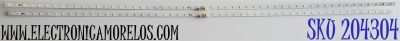 KIT DE LED'S PARA TV SAMSUNG (2 PIEZAS) / NUMERO DE PARTE BN96-45635A / LM41-00570A / LM41-00614A / L1_NU7.1/7.3 F5_CDM_S27(2) R1.3_S1C_100 / PANEL`S CY-NN065HGLV2H / CY-NN065HGLV8H / CY-CN065HGLV2H / MODELOS UN65RU / UN65NU / MAS MODELOS EN DESCRIPCIÓN