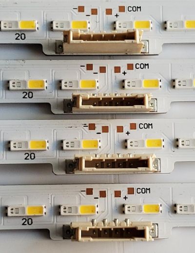 KIT DE LED'S PARA TV SAMSUNG ((4 PIEZAS)) / NUMERO DE PARTE BN96-50386A / Q60/70T_STC750A72_7020_2in1_BLUE_42LED_REV2.0_200302_BN96-50386A / 50386A / PANEL CY-RT075HGHV2H / MODELOS QN75LS03 / QN75Q60 / QN75Q6D / QN75Q70 / QN75Q7D / HG75TS03 - Imagen 3