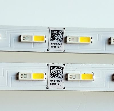 KIT DE LED'S PARA TV SAMSUNG ((2 PIEZAS)) / NUMERO DE PARTE BN96-50381A / STC430AE1 / Q60/Q70T_STC430AE1_7020_2in1_BLUE_38LED_REV1.0_191107 / 50381A / PANEL CY-RT043HGAV2H / MODELO QN43Q60 / QN43Q60TAFXZA - Imagen 4