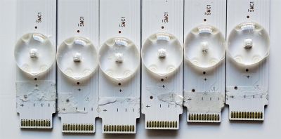 KIT DE LED'S PARA TV ONN ((6 PIEZAS)) / NUMERO DE PARTE LED55D12-ZC42AG-03D / 30355012004D / YSL-L E479275 / DISPLAY V550DJ2-Q01 REV.D1 / MODELO 100071701 ((55 PULGADAS)) - Imagen 3