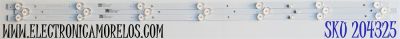 KIT DE LED'S PARA TV WESTINGHOUSE ((3 PIEZAS)) / NUMERO DE PARTE CRH-ZG43G7N3030070301FREV1.0 / 43G5C / 43G7N / Y182-L05-JA-2 / 257086 / B230305A1Z / PANEL C430Y19-5C / DISPLAY V430DJ1-Q01 REV.D2 / MODELO WR43UX4210