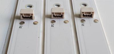 KIT DE LED'S PARA TV EVL ((3 PIEZAS)) / NUMERO DE PARTE 43HR332M07A5 V0 / 43D1200UD / 4C-LB430T-HRAC / LD6RA2R0C / 43D1200UD 7*3 / HBL-L2 / E493461 / PANEL / DISPLAY / MODELO 43EVLS4 - Imagen 2