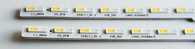 KIT DE LED'S PARA TV SAMSUNG ((2 PIEZAS)) / NUMERO DE PARTE BN96-52591A / LM41-01049A / L1_Q60A E0_DFM 558(1)_R1.1 V1B_100 LM41-01049A/C / PANEL CY-QA050HGNV1H / MODELOS QN50Q6 / QN50Q60AAFXZA DA01 / QN50Q6DAAFXZA DA01 - Imagen 2