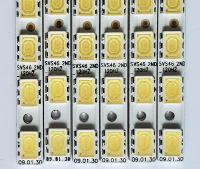 KIT DE LED'S PARA TV SAMSUNG ((6 PIEZAS)) / NUMERO DE PARTE SVS46_2ND_120HZ / SVS46 2ND 120HZ / PANEL'S LTA460HF07 / LTF460HF08 / MODELO UE46B6000VW / UN46B6000 / UN46B6000VFXZA / NS-46E560A11 - Imagen 3