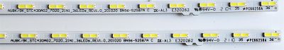 KIT DE LED'S PARA TV SAMSUNG ((2 PIEZAS)) / NUMERO DE PARTE BN96-52587A / STC430AG2 / AU8K/9K_STC430AG2_7020_21N1_36LEDS_REV1.0_201020 / E32062 / PANEL CY-SA043HGEY1V / MODELOS UN43AU8000 / UE43AU8005K - Imagen 2