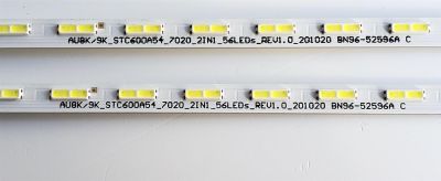 KIT DE LED'S PARA TV SAMSUNG ((2 PIEZAS)) / NUMERO DE PARTE BN96-52596A / STC600A54 / AU8K/9K_STC600A54_7020_2IN1_56LEDS_REV1.0_201020 / PC66256A / PANEL CY-SA060HGSV1H / MODELOS UN60AU8000 / UE60AU8000 - Imagen 2