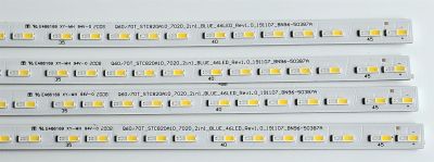 KIT DE LED'S PARA TV SAMSUNG QLED ((4 PIEZAS)) / NUMERO DE PARTE BN96-50387A / STC820A10 / Q60/70T_STC820A10_7020_2iN1_BLUE_46LED_REV2.0_200302 / Q60/70T_STC820A10_7020_21N1 / Q60/70T_STC820A10_7020_2iN1_BLUE_46LED_REV1.0_191107 / MODELOS QN82Q7 / QN82Q6 - Imagen 3