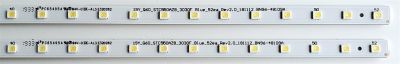 KIT DE LED'S PARA TV SAMSUNG ((2 PIEZAS)) / NUMERO DE PARTE BN96-48109A / 19Y_Q60_STC550AZ8_3030F_Blue_52ea_Rev2.0_181112 BN96-48109A / STC550AZ8 / PC65495A / E320262 / PANEL CY-RR055FGLV1H / MODELO QN55Q60 / QN55Q60RAFXZA FA01 - Imagen 3