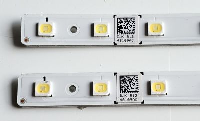 KIT DE LED'S PARA TV SAMSUNG ((2 PIEZAS)) / NUMERO DE PARTE BN96-48109A / 19Y_Q60_STC550AZ8_3030F_Blue_52ea_Rev2.0_181112 BN96-48109A / STC550AZ8 / PC65495A / E320262 / PANEL CY-RR055FGLV1H / MODELO QN55Q60 / QN55Q60RAFXZA FA01 - Imagen 2