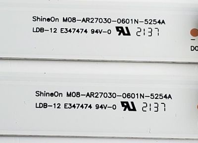 KIT DE LED'S PARA TV LG ((2 PIEZAS)) / NUMERO DE PARTE M08-AR27030-0601N-5254A / G01270YM0603R / HP-S-H-19S-0004 / LDB-12 E347474 94V-0 / ShineOn M08-AR27030-0601N-5254A / PANEL CT270WFDA C03 / DISPLAY LM270WF7 (SJ)(D4) / MODELO 27LP600B / 27LP600B-PU - Imagen 3
