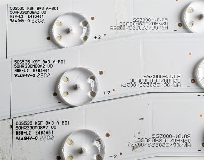 KIT DE LED'S PARA TV TCL ((10 PIEZAS)) / NUMERO DE PARTE 50HR330M08 / 50S535 / 50HR330M08A2 V0 (L) LC8A03U3C / B0101-000255 / 50HR330M08B2 V0 (M) LC8A03U3C / B0101-000256 / 50HR330M08C2 V0 (R) LC8A03U3C / B0101-000257 / MODELO 50S535 - Imagen 2