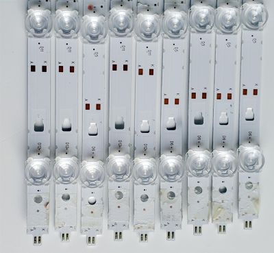 KIT DE LED'S PARA TV CONTINENTAL EDISON ((9 PIEZAS)) / NUMERO DE PARTE LED50D06A-ZC59AG-01 / 30350006033 / E469119 / 50000M73 / 210602BC05 / MODELO CEQLED50SA21 - Imagen 4