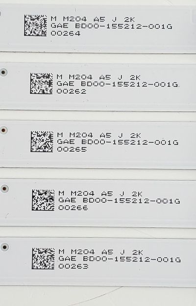 KIT DE LED'S PARA TV JVC ((5 PIEZAS)) / NUMERO DE PARTE MS-L3616 V3 / MS-L3616 / E479275 94V-0 / GAE BD00-155212-001G / M M204 A5 J 2K / DISPLAY HV550QUB-F1D / MODELO SI55URF - Imagen 3