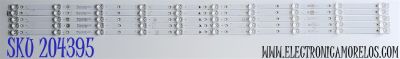 KIT DE LED'S PARA TV JVC ((5 PIEZAS)) / NUMERO DE PARTE JL.D55052330-006CS-M_V01 5.0 / 55T 55V 5*10 5S2P / JF-AL 94V-0 E493538 GD / 308055503JF00001 / 185LME53. 0-3.3V / D210816 / PANEL CX550DLEDM / DISPLAY ST5461D11-3 VER.2.1 / MODELO LT-55EC3512