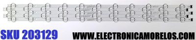 KIT DE LED'S PARA TV LG ((5 PIEZAS)) / NUMERO DE PARTE EAV64993201 / SSC_Y19.5_Trident_75UM75_BOE_S / SSC_Y19.5_Trident_75UM75_BOE_REV00_200520 / SSC_Y19.5_TRIDENT_75UM77 / MODELOS 75UN7370 / 75UN8570 / 75UN7070 / 75UN6970PUD / 75UN6950ZUD / 75UP7070PUD
