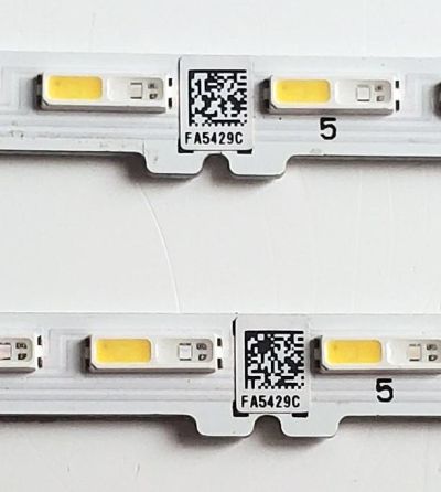 KIT DE LED'S PARA TV SAMSUNG ((2 PIEZA)) / NUMERO DE PARTE BN96-52593A / BN9652593A / Q60/70A_STC430AG1_7020_2IN1_50LEDS_REV1.0_200914 BN96-52593A / E320262 / PC66259A / FA54290C / MODELOS QN43Q60 / QE43Q60AW / QN43Q60AAF / HG43Q60AANFXZA - Imagen 3