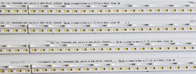 KIT DE LED'S PARA TV LG ((4 PIEZAS)) / NUMERO DE PARTE SSC_Y21_75NANO85_BOE_66LED_A BAR_REV01_200628 / SSC_Y21_75NANO58_BOE_66LED_B BAR_REV01_200628 / E469119 / MODELO 75NANO75SPA / 75NAN075SPA - Imagen 4