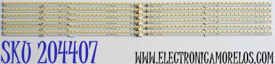 KIT DE LED'S PARA TV SHARP ((6 PIEZAS)) / NUMERO DE PARTE RUNTKB078WJZZ / QPWBL0068GPZZ / AVS_70_7030 / E227809 / MODELO PN-R703