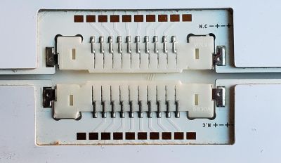 KIT DE LED'S PARA TV SAMSUNG ((2 PIEZAS)) / NUMERO DE PARTE BN96-42347A / BN96-42348A / 42347A / 42348A / PANEL'S CY-UM055FLLV4H / CY-SM055FLLV6H / MODELOS UN55MU / UA55MU / UE55MU / UA55MU7000 /  UA55MU7500 / UA55MU7700 / MAS MODELOS EN DESCRIPCIÓN - Imagen 3