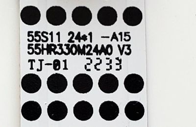 LED PARA TV TCL ORIGINAL 1 PIEZA / NUMERO DE PARTE 55HR330M24A0 V3 / 55S11 / 55HR330M24A0 / B0101-000637 / LS7B10U3C / PANEL LVU550NDEL CS9W90 V5 / DISPLAY ST5461D09-1 VER.2.1 / MODELOS 55S450G / 55V6EA / 55S451 / 55S453 / 55S455 - Imagen 4