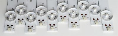 KIT DE LED'S PARA TV SANSUI ((10 PIEZAS)) / NUMERO DE PARTE SJ.CX.D5800501-3030FS-M / 1.14.MD580016 / 200628 / HBH-L1 / E493461 / CX.D580S03-24561-YY1002 / PANEL CX580DLED / DISPLAY CV580U1-T01 / MODELOS S58P28UA / SMT58F30UV2M1B1 / TF-LED58S06T2SU - Imagen 3