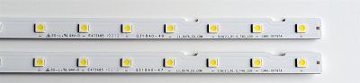 KIT DE LED'S PARA TV SAMSUNG ((2 PIEZAS)) / NUMERO DE PARTE BN96-45952A / L1_RU7K_E0_CDM / S19(2)_R1.0_T4O_100 / S19(2)_R1.0_T40_100 / LM41-00797A / MODELOS UN50NU / UN50RU / HG50 / UE50NU / UE50RU / UA50NU / UA50RU / MAS MODELOS EN DESCRIPCIÓN - Imagen 4
