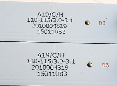 KIT DE LED'S PARA TV ELEMENT ((2 PIEZAS)) / NUMERO DE PARTE GC236D06-ZC14F-03 / 303GC236031 / 2010004819 / E356289 / 150110B3 / PANEL HV236WHB-N00 / MODELOS ELEFW247 / PLED2329A-C / PLED2329A-B - Imagen 2