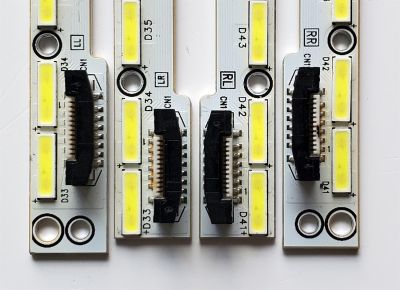 KIT DE LED'S PARA TV SHARP ((4 PIEZAS)) / NUMERO DE PARTE 6202B000B / 6202B000B4000 / 6202B000B5000 / 6202B000B6000 / 6202B000B7000 / E117098 / PANEL V750DK1-KS5 REV:F9 / MODELOS LC-75N620CU / LC-75N8000U / 75G6 / V750D - Imagen 2