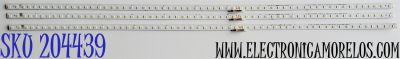KIT DE LED'S PARA TV SAMSUNG ((3 PIEZAS)) / NUMERO DE PARTE BN96-48257A / STC750A37 / 19Y_Q60_STC750A37_3030F_Blue_60ea_Rev5.0_181129_BN96-48257A / PC65491A / PANEL CY-RR075FGLV1H / MODELOS QN75Q60 / QN75Q60RAFXZA FA01 / QN75Q6D / QN75Q6DRAFXZA FA01