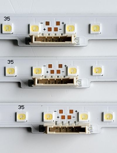 KIT DE LED'S PARA TV SAMSUNG ((3 PIEZAS)) / NUMERO DE PARTE BN96-48257A / STC750A37 / 19Y_Q60_STC750A37_3030F_Blue_60ea_Rev5.0_181129_BN96-48257A / PC65491A / PANEL CY-RR075FGLV1H / MODELOS QN75Q60 / QN75Q60RAFXZA FA01 / QN75Q6D / QN75Q6DRAFXZA FA01 - Imagen 3