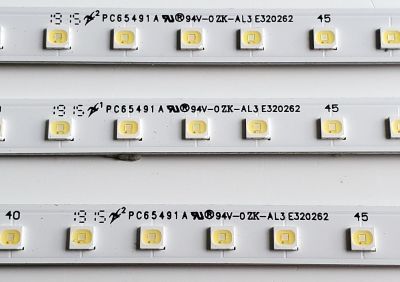 KIT DE LED'S PARA TV SAMSUNG ((3 PIEZAS)) / NUMERO DE PARTE BN96-48257A / STC750A37 / 19Y_Q60_STC750A37_3030F_Blue_60ea_Rev5.0_181129_BN96-48257A / PC65491A / PANEL CY-RR075FGLV1H / MODELOS QN75Q60 / QN75Q60RAFXZA FA01 / QN75Q6D / QN75Q6DRAFXZA FA01 - Imagen 4