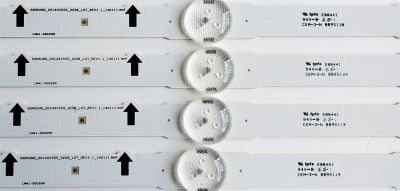 KIT DE LED'S PARA SAMSUNG ((12 PIEZAS)) / NUMERO DE PARTE 38893A / 38894A / LM41-00099A / LM41-00099G / SAMSUNG_2014SVS55_3228_L07_REV1.1_140111 / SAMSUNG_2014SVS55_3228_R05_REV1.1_140111 / MODELOS UN55H / HG55 / LH55 / UE55 / MAS MODELOS EN DESCRIPCIÓN - Imagen 8