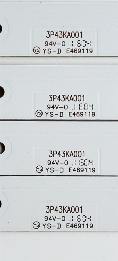 KIT DE LED'S PARA WESTINGHOUSE ((4 PIEZAS)) / NUMERO DE PARTE 3P43KA001 / E469119 / 21004662 / 0343DX001 / PANEL LC430DUY / MODELOS E4ST4316H K6E1M / WD42UT4490 - Imagen 4