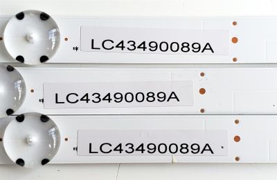 KIT DE LED'S PARA LG ((3 PIEZAS)) / NUMERO DE PARTE LC43490089A / LG Innotek DRT 43INCH_A-Type LED_ARRAY_REV0.0_180220 / 3PCM00785A / E485186 / MODELOS 43UK6200PUA / 43UK6300PUE / 43UK6300PUE.DUSTLUM - Imagen 5
